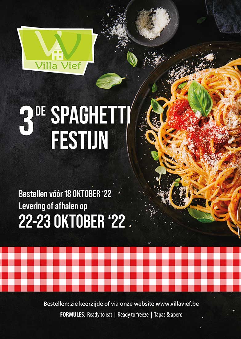 Villa Vief spaghetti festijn 2021